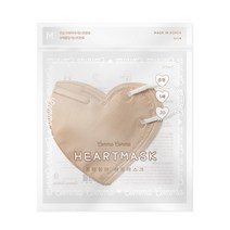[꼼마꼼마] 공산품 하트마스크 중형 5매X5set(25매), 4.하트마스크 중형 베이지 5매X5set