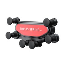 샵스토어 아반떼MD 프로스프링거치대2 송풍구고정식 스마트폰편리거치, 1개, 레드