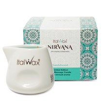 이탈왁스 너바나 마사지 캔들 샌달우드 왁싱 전후처리제 피부진정 긴장완화 아로마 오일, 75ml 1개입