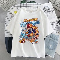 옴니뷰 Anime T-shirt men Graphic Cartoon Titan Attack Shingeki No Kyojin 티셔츠 하라주쿠 오버사이즈, 01 S9197-White_04 L