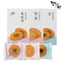 화과방 [화과방] 우리쌀로 만든 김/땅콩/흑임자전병(24gx6개입)x 3박스, 흑임자전병 3박스