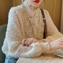 엘레강스 따뜻한 블라우스