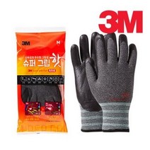 3M 겨울 혹한기 기모장갑 슈퍼그립 핫, M, 7개