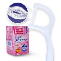 덴탈프로 손잡이 치실 F자형 100개입 1회용 플로스픽, 1, 본상품선택