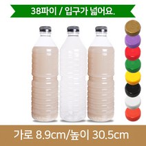 페트병 경진콩물식혜(사골육수) 1.5L-(A)38파이, 1개, 검정