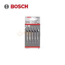 보쉬 직쏘날 직소날 목재 용 T101AO 직쏘 직소 5PC, 단품, 5개