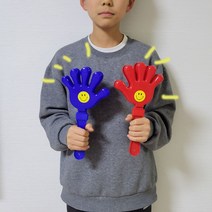 크기가 큰 대형 응원손짝짝이 응원도구 손바닥짝짝이, 빨강