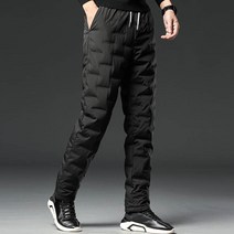 따숩 패딩바지 허리밴딩 겨울 방풍 방한 누빔 슬랙스 조거팬츠
