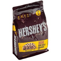 HERSHEY 허쉬 세미 스위트 미니 초코칩 대용량 2.2kg Mini 4M Baking Chips