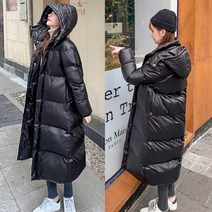 경량 가벼운롱패딩 후드 깔끔한패딩검정후드 롱패딩점퍼패딩신상 저렴한롱패딩패딩순위 여성롱후드보세패딩