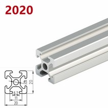라우터 테이블 목공 작업대 루터테이블1/2 개/몫 100mm-500mm 길이 2020 20100 알루미늄 프로파일 압출 선, 04 250MM_06 2PCS 2020
