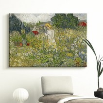 더 아트 컴퍼니 빈센트 반 고흐 명화그림 인테리어 캔버스액자 80종 1-40, 27. VG-오베르 쉬르 우아즈 정원 안의 가셰 양