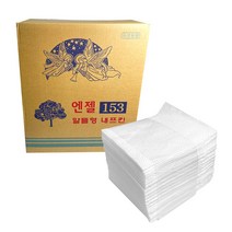 엔젤153냅킨(중) 6400매 1겹 엠보싱 업소용 네프킨