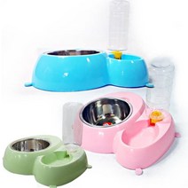 댕냥 생수병 호환 반자동 급수기 식기 랜덤 펫 스탠드, 1개