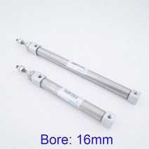 소형유압실린더 가이드실린더 스테인레스 스틸 미니 실린더 보어 16mm 스트로크 ~ 200mm CDJ2B 복동/단동, 03 20mm_01 Double acting
