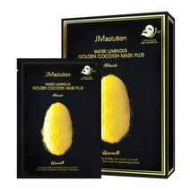 제이엠솔루션 물광 골든 코쿤 마스크 팩 블랙, 1개, 10매입