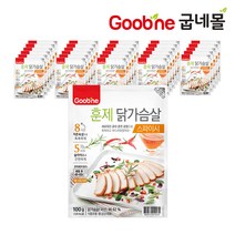 굽네 스파이시 훈제닭가슴살, 100g, 30팩