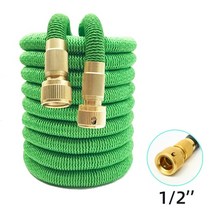 비닐하우스 파이프 정원 호스 물 확장 급수 고압 세차 가능 매직, [08] 150FT-45M Extended, [04] Green