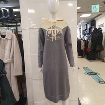 블루페페 부평점 22년 70%세일 짱짱한 비스코스 소재 후드 니트 원피스