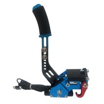 핸드브레이크 레이싱게임 드리프팅 핸드브레이크 PC용 G27 G29 T300, 1개, 블루