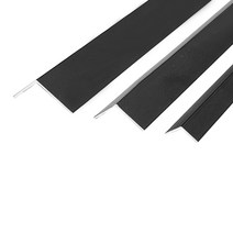 알루미늄 ㄱ자 코너몰딩(블랙) 3사이즈(10 15 20mm) 2.4M _몰딩 마루몰딩 바닥타일 타일마감 마감재 꼼꼼이 코너비드 ㄱ자, 20x20mm