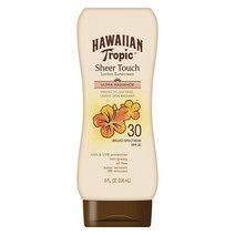 하와이안트로픽 시어 터치 로션 선스크린 울트라 레이디언스 SPF 30, 236ml, 1개