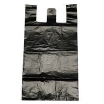 손잡이 대형 쓰레기봉투 흑색, 75L 100장