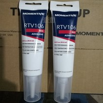 MOMENTIVE RTV106 실리콘 접착제, 82. 8ML / 레드