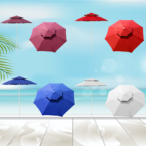 대형파라솔 낚시 캠핑 야외 특대형 파라솔, 레드