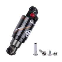 THE VEDO SHOP 산악 자전거 에어 리어 쇼크 - MTB 로드 바이크 쇼크 업소버 120mm 125mm 150mm 165mm 190mm 사이클링용 리어 쇼크 쇼크, 검은 색, 알류미늄
