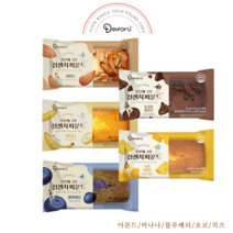 델포유 오븐에 구운 10센치 파운드 빵 5종(아몬드 바나나 블루베리 치즈 초코) 25개입