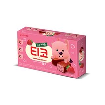 롯데 티코 딸기 510ml(잔망루피 온팩) 달콤한 유기농아이스크림 아이들간식 달콤한, 29개