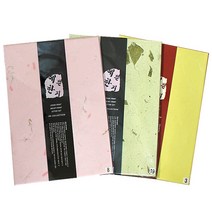 [문구조아] 예한 예쁜한지 A4 15매 편지지 01. 연분홍, 7개