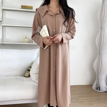 스위트플러스 임부복 링클프리 패널카라 수유 원피스