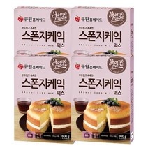 큐원 홈메이드 스폰지케익믹스 500g x 4개 오븐용