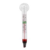해수 담수 어항 수조 수온 측정 온도계 큐방 고무접착, 어항유리온도계, 어항유리온도계