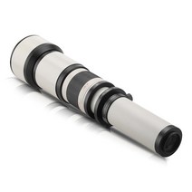Lightdow F8.0-F16 초망원 수동 줌 렌즈 및 T2 어댑터 링 캐논 니콘 펜탁스 DSLR 카메라용 650-1300mm, 05 후지 xf
