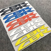 혼다 CBR 스티커 3D 데칼 커버 튜닝 CBR650 CBR650R 장식 입체 로고 엠블럼, 블랙