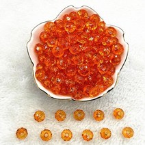6/8/10mm 투명면 처리 된 평면 아크릴 비즈 보석 만들기위한 느슨한 스페이서 DIY 수제 팔찌 액세서리, 10mm(30pcs), 09