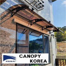 캐노픽스 1000x7600 캐노피 테라스 창문 렉산 처마 비가림 현관 주택 차양 비가리개, 그린, 직결피스, 회색