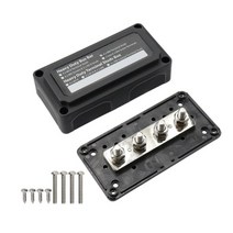 캠핑카 부품 버스 바 박스 보드 300A 고전류 바 자동차 최대 연결 증폭기 전원 케이스, 01 Black, 01 Black
