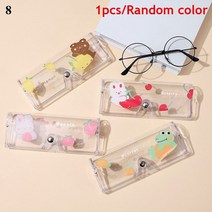 안경케이스 가죽 선글라스 보관함 Hot Sale Glasses Case Box Fashion PVC Transparent Portable Sunglasse