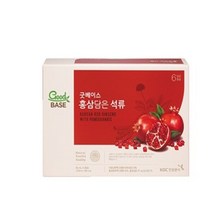 굿베이스 홍삼담은 석류 50ml x 30포, 상세페이지 참조