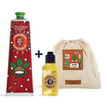 록시땅 리미티드 홀리데이 체스트넛 핸드 150ml+베스트 바디, 핸드세트