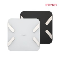 아이리버 좌우 밸런스 특허 인바디 다이어트 스마트 체중계 아기 체지방 체성분분석, 화이트