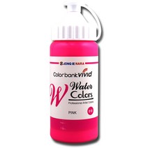 살구통 물감 수채화 아크릴 그리기 교재, 수채화 물감 핑크