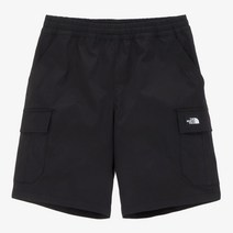 노스페이스 벅스턴 카고 블랙 레귤러핏 캠핑 쇼츠 공용 BUXTON CARGO SHORTS