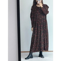 [해이주] 스몰장미 원피스