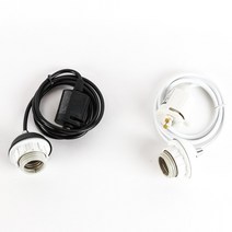 레일형 펜던트 조명 등기구 전선세트(E26), 화이트전선세트