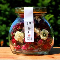하립골 꽃차모음 자연산 국산 꽃차세트, 1병, 15 미니장미꽃차